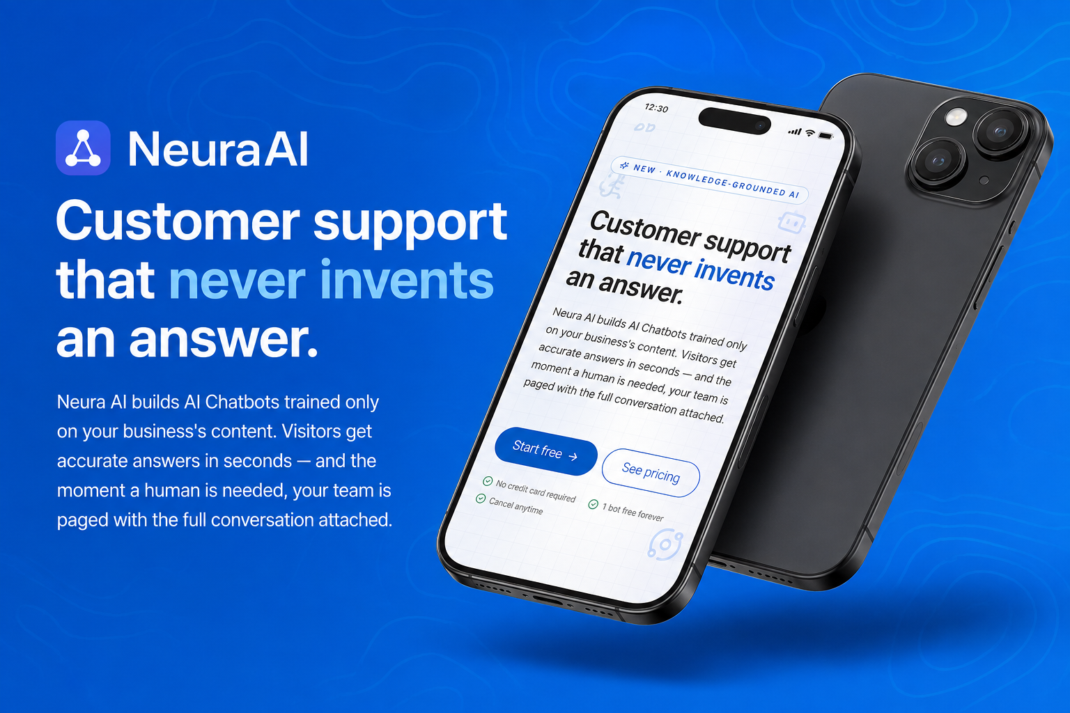 NeuraAI conversation analytics dashboard